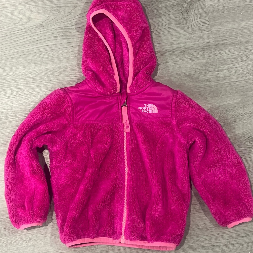 The North Face Kids Pink Fleece Jacket